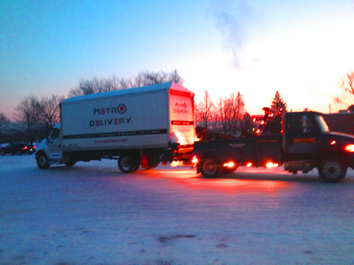 Please Tow Me Through My Delivery Route Wouldja